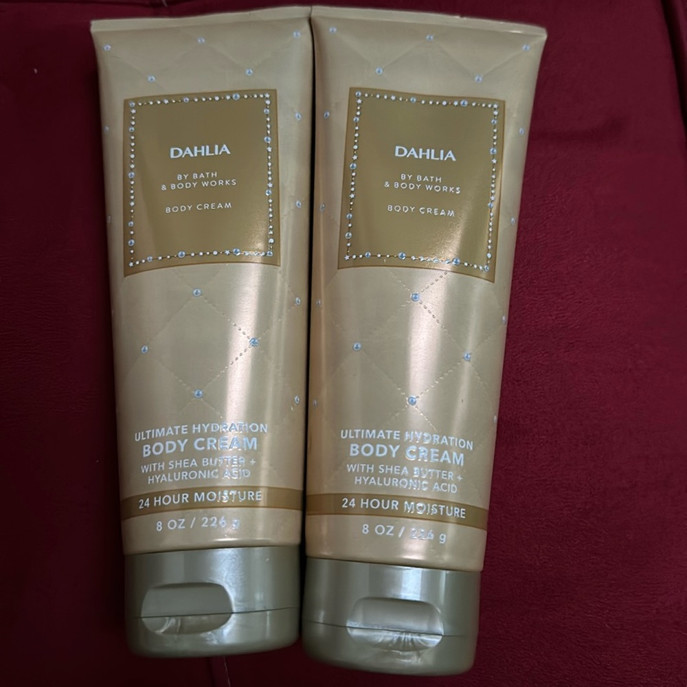 BBW 2pc Body Cream Dahlia